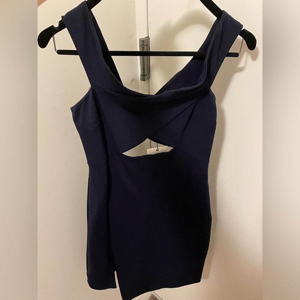 BEC & BRIDGE dress new with tags size 4 cut-out dress navy XS/S